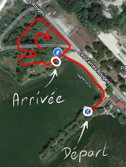 Plan du circuit du cross EA et PO